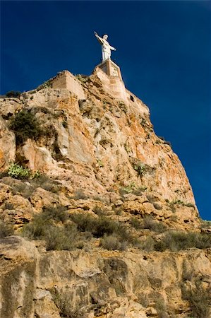 simsearch:400-04066912,k - Monteagudo statue and castle in Murcia, Spain. Stock Photo - Budget Royalty-Free & Subscription, Code: 400-04442027