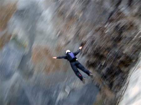 sky diver - basejumping Stock Photo - Budget Royalty-Free & Subscription, Code: 400-04443665