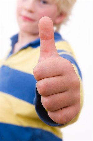 simsearch:400-03952911,k - cute little boy, thumbs up Stock Photo - Budget Royalty-Free & Subscription, Code: 400-04443889