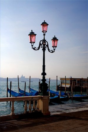 Street lamp on the sea-front in historical part of Venice Stock Photo - Budget Royalty-Free & Subscription, Code: 400-04443928