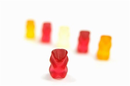 team of gummi bears with boss Stock Photo - Budget Royalty-Free & Subscription, Code: 400-04454836