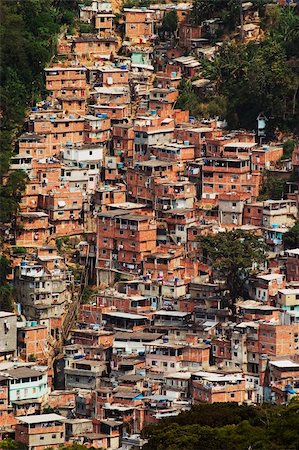 simsearch:400-04457104,k - Shacks in the Favellas (Also known as Shantytown), a poor neighborhood in Rio de Janeiro.  As many as 300,000 people live in favellas Stock Photo - Budget Royalty-Free & Subscription, Code: 400-04457104