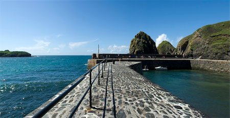 mullion cove cornish coast cornwall england uk Stock Photo - Budget Royalty-Free & Subscription, Code: 400-04459028