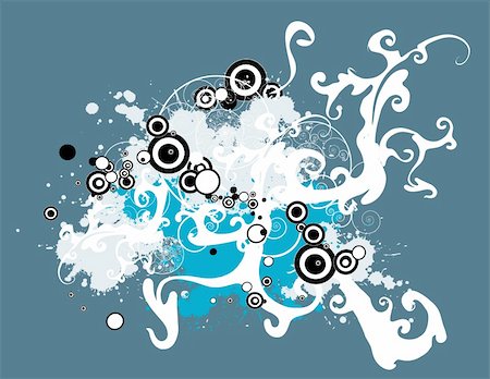 elegant swirl vector accents - abstract Stock Photo - Budget Royalty-Free & Subscription, Code: 400-04459791