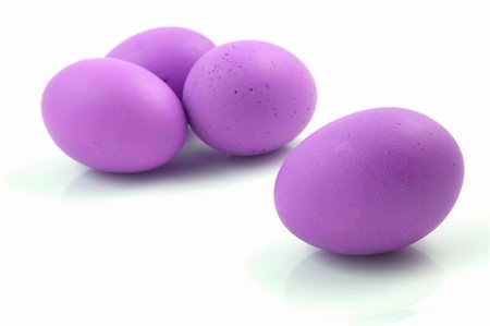 a bunch of Eggs from Hen in purple color Stock Photo - Budget Royalty-Free & Subscription, Code: 400-04450164