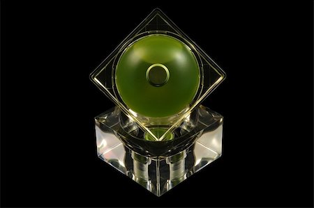 simsearch:700-06892568,k - An isolated perfume bottle over black background Stock Photo - Budget Royalty-Free & Subscription, Code: 400-04450643