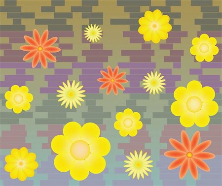 simsearch:400-04284777,k - Abstract floral art design vector illustration Fotografie stock - Microstock e Abbonamento, Codice: 400-04451115