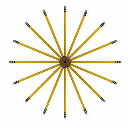 simsearch:400-05294430,k - pencils arranged in an abstract pattern great background Stock Photo - Budget Royalty-Free & Subscription, Code: 400-04451816
