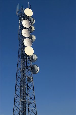 radio tower - mobile phone tower Stock Photo - Budget Royalty-Free & Subscription, Code: 400-04452092