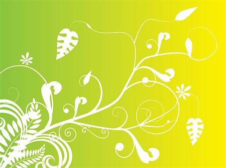 simsearch:400-04644391,k - Abstract floral design in yellow and green ideal as a background Stock Photo - Budget Royalty-Free & Subscription, Code: 400-04452659