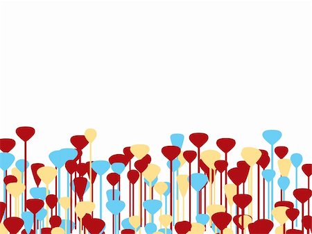 red circle lollipop - Random abstract lollipop shapes in three different colors Stock Photo - Budget Royalty-Free & Subscription, Code: 400-04452822