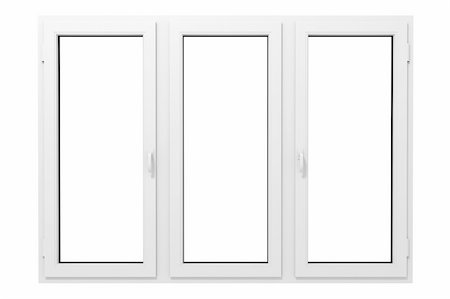 simsearch:400-07675125,k - Closed plastic window template model with clipping path included Photographie de stock - Aubaine LD & Abonnement, Code: 400-04453934