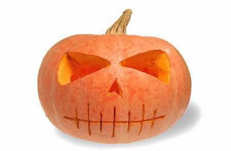 simsearch:400-07103646,k - Spooky Halloween pumpkin Stock Photo - Budget Royalty-Free & Subscription, Code: 400-04464112