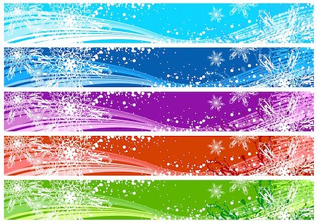 Christmas banners for Internet (468x60 and 730x90 sizes)  with space for your text Stock Photo - Budget Royalty-Free & Subscription, Code: 400-04464223