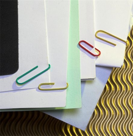 Paper clips Photographie de stock - Aubaine LD & Abonnement, Code: 400-04464317