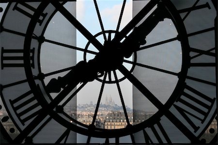 Clock at the Orsay Museum (Muse d'Orsay) Stock Photo - Budget Royalty-Free & Subscription, Code: 400-04464480