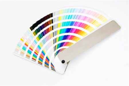 Color guide - chart displayed over a white background Stock Photo - Budget Royalty-Free & Subscription, Code: 400-04464507