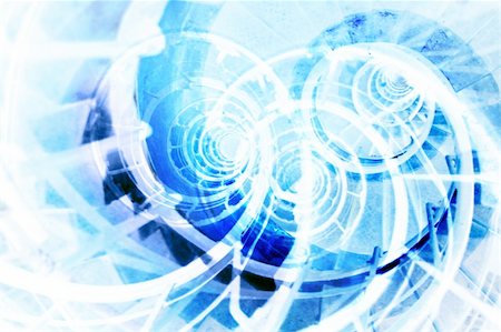 simsearch:400-03966356,k - Abstract blue spiral background Stock Photo - Budget Royalty-Free & Subscription, Code: 400-04464755