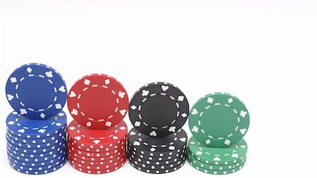 row of varying height poker chips stacked up with one chip balanced on top Stock Photo - Budget Royalty-Free & Subscription, Code: 400-04465509