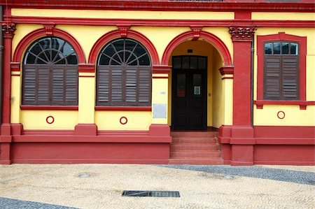simsearch:400-04978863,k - The preserved colonial construction in Macau city Stock Photo - Budget Royalty-Free & Subscription, Code: 400-04466123