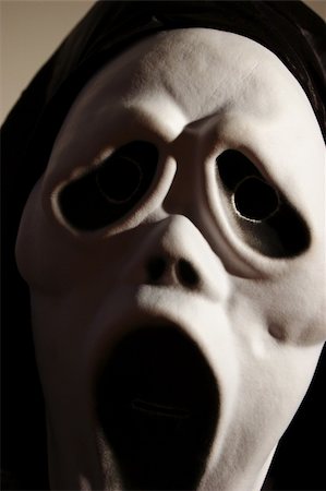 Masked killer. Horror and Halloween photo Stock Photo - Budget Royalty-Free & Subscription, Code: 400-04466663