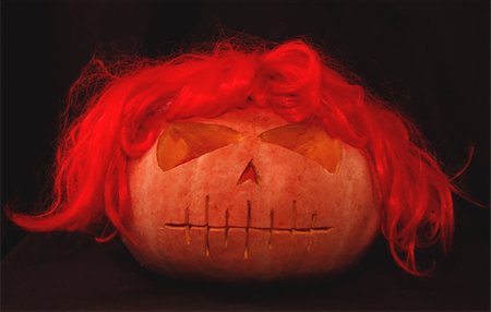 simsearch:400-03939142,k - Redhead pumpkin Stock Photo - Budget Royalty-Free & Subscription, Code: 400-04466960