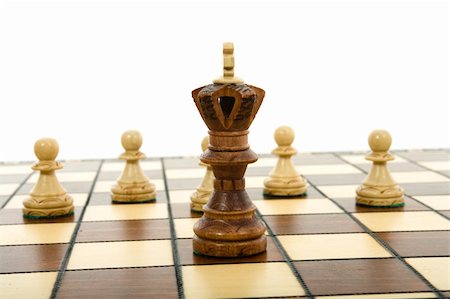 simsearch:400-04955785,k - Variants chess composition on white background Stock Photo - Budget Royalty-Free & Subscription, Code: 400-04467274