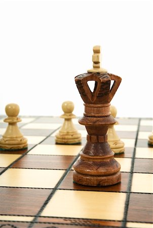 simsearch:400-04955785,k - Variants chess composition on white background Stock Photo - Budget Royalty-Free & Subscription, Code: 400-04467275