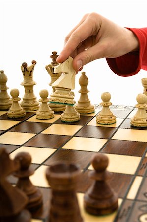 simsearch:400-04955785,k - Variants chess composition on white background Stock Photo - Budget Royalty-Free & Subscription, Code: 400-04467279
