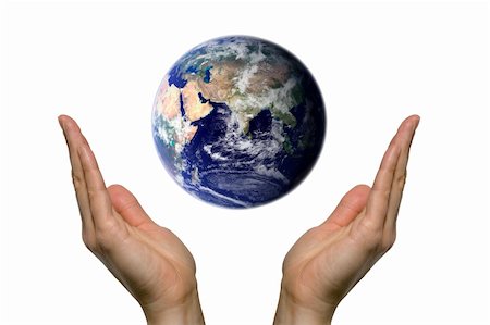 simsearch:400-04435331,k - Two hands praying for our blue earth Stock Photo - Budget Royalty-Free & Subscription, Code: 400-04467570