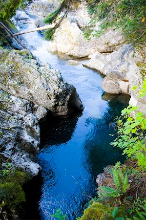 wide angle shot of tofino falls at day time Stock Photo - Budget Royalty-Free & Subscription, Code: 400-04467636