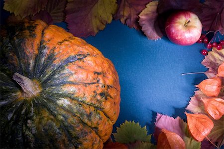 simsearch:400-03939805,k - Autumn harvest frame on textured cardboard, light painting made with light brush Photographie de stock - Aubaine LD & Abonnement, Code: 400-04467911