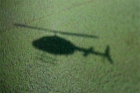 Shadow of helicopter above green marsh with abundant foliage. Stock Photo - Budget Royalty-Free & Subscription, Code: 400-04468739