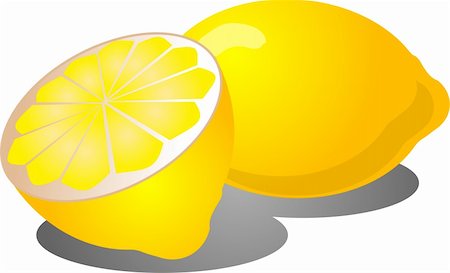simsearch:400-04994957,k - Illustration of a whole lemon and half lemon, isometric color gradient illustration Fotografie stock - Microstock e Abbonamento, Codice: 400-04469147