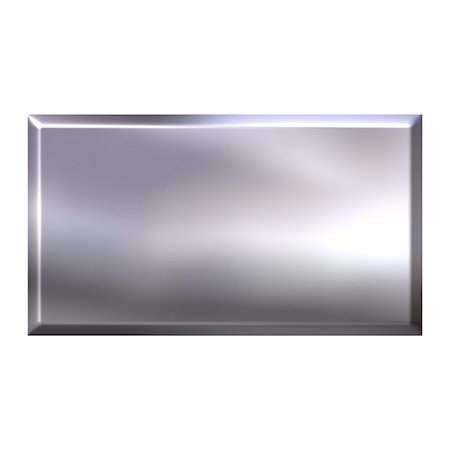 simsearch:400-05337329,k - 3D Silver Square Button Stock Photo - Budget Royalty-Free & Subscription, Code: 400-04469719