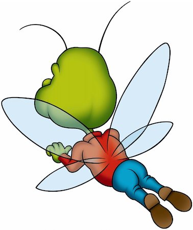 simsearch:400-05070702,k - Beetle 27 - High detailed and coloured cartoon illustration - Flying bug Stock Photo - Budget Royalty-Free & Subscription, Code: 400-04460163