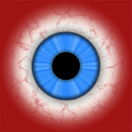Computer generated eye diagram and detail Stock Photo - Budget Royalty-Free & Subscription, Code: 400-04461083