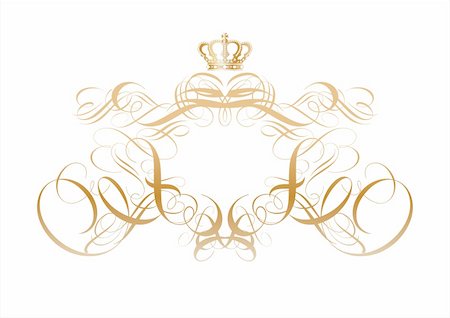 Vector ornamental elements. Suggested uses: titling frame and corner details. Stock Photo - Budget Royalty-Free & Subscription, Code: 400-04461090