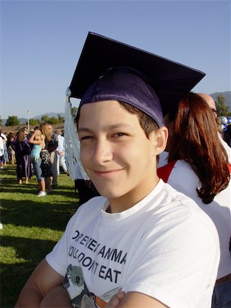 Young guy on a graduation day Stock Photo - Budget Royalty-Free & Subscription, Code: 400-04461817