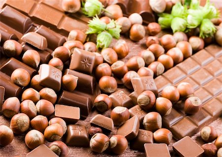 Chocolate is one of the most delicious sweets in the world. Stock Photo - Budget Royalty-Free & Subscription, Code: 400-04462470