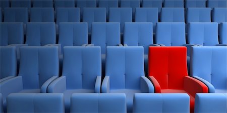 simsearch:845-02728293,k - the auditorium with one reserved seat Stock Photo - Budget Royalty-Free & Subscription, Code: 400-04462668