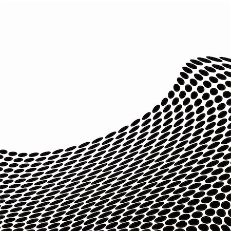 surf flower design - Abstract halftone wave in black and white - vector Stock Photo - Budget Royalty-Free & Subscription, Code: 400-04462795