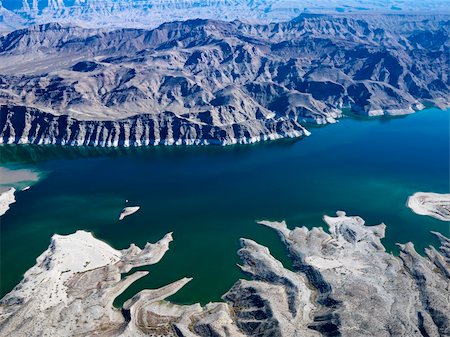 Aerial view of Lake Mead. Stock Photo - Budget Royalty-Free & Subscription, Code: 400-04463030
