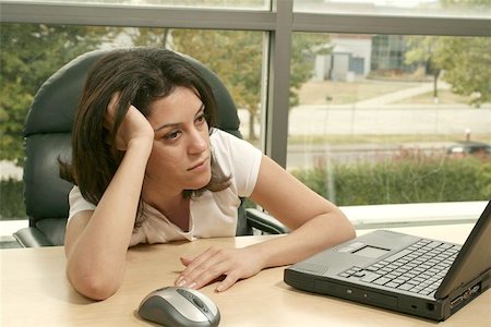 simsearch:400-04978521,k - tired working girl Stock Photo - Budget Royalty-Free & Subscription, Code: 400-04463052