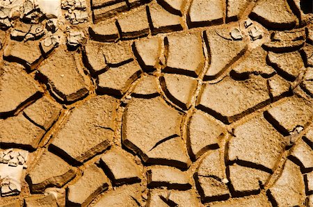 parched - Dried soil cracking under the scorching sun Stock Photo - Budget Royalty-Free & Subscription, Code: 400-04463486