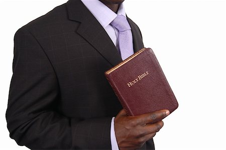 preaching - This is an image of man holding a bible. Stock Photo - Budget Royalty-Free & Subscription, Code: 400-04474194