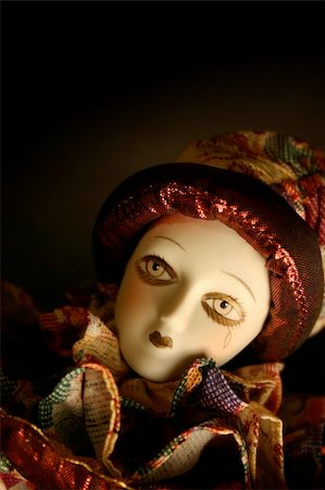 painted clothing woman - Doll with tear and room for copy Stock Photo - Budget Royalty-Free & Subscription, Code: 400-04474204