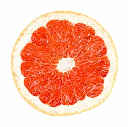 simsearch:400-05741501,k - grapefruit closeup on white background with path Stockbilder - Microstock & Abonnement, Bildnummer: 400-04475012