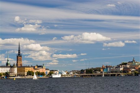 Saturated shot of Stockholm city. Photographie de stock - Aubaine LD & Abonnement, Code: 400-04475392