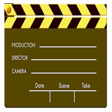 Colour Clapboard Stock Photo - Budget Royalty-Free & Subscription, Code: 400-04475407